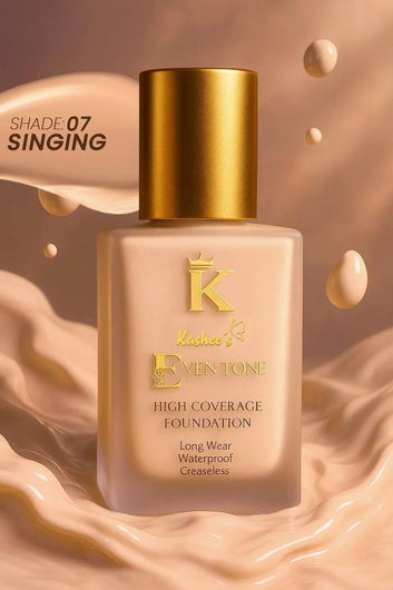 Kashees 24Hr High Coverage Foundation Creamy Long Lasting