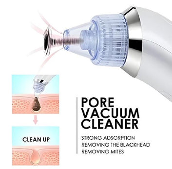 Derma Suction Facial Cleanser with 4 Tips